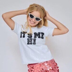 It’s‎ Me Hi Sequin Shirt TS Eras Tour Swiftie Women’s Size L New NWT